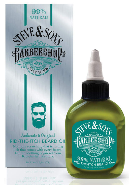 Steve & Sons Barbershop Beard Oil Rid -the-Itch 2.5 oz.