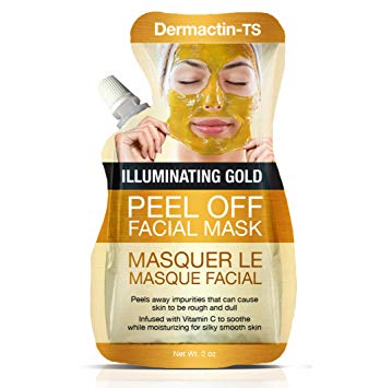 Dermactin-TS Illuminating Gold Peel Off Facial Mask 2 oz.