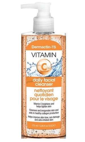 Dermactin-TS Daily Facial Cleanser w/Vitamin C 5.85oz 3PK