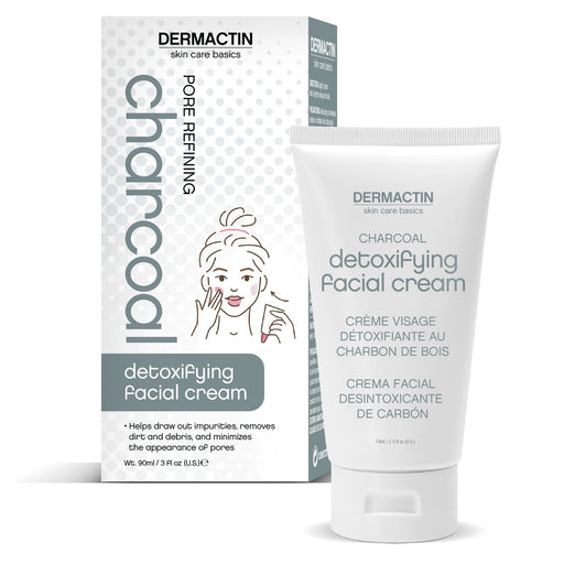 Dermactin Skin Care Basics Pore Refining Charcoal Detoxifying Facial Cream 3 oz