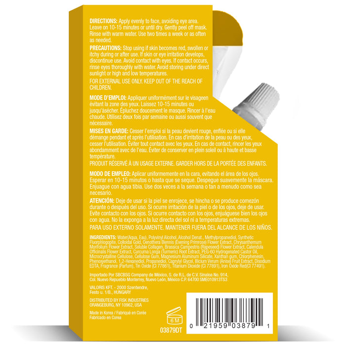 Dermactin Skin Care Basics Clarifying Turmeric Peel-off Mask 1.76 oz.