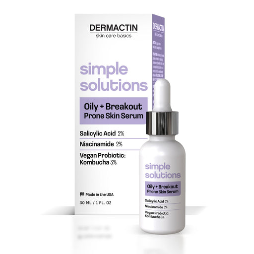 Dermactin Simple Solutions Oily + Breakout Prone Skin Serum 1 oz