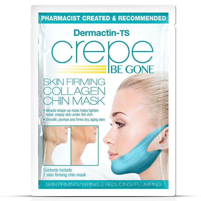 Crepe Be Gone Skin Firming Collagen Chin Mask (Pack of 2)