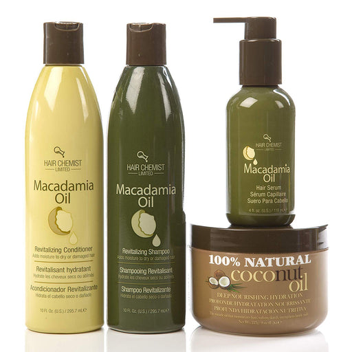 Hair Chemist Macadamia Oil Hair Care 4 Piece Set