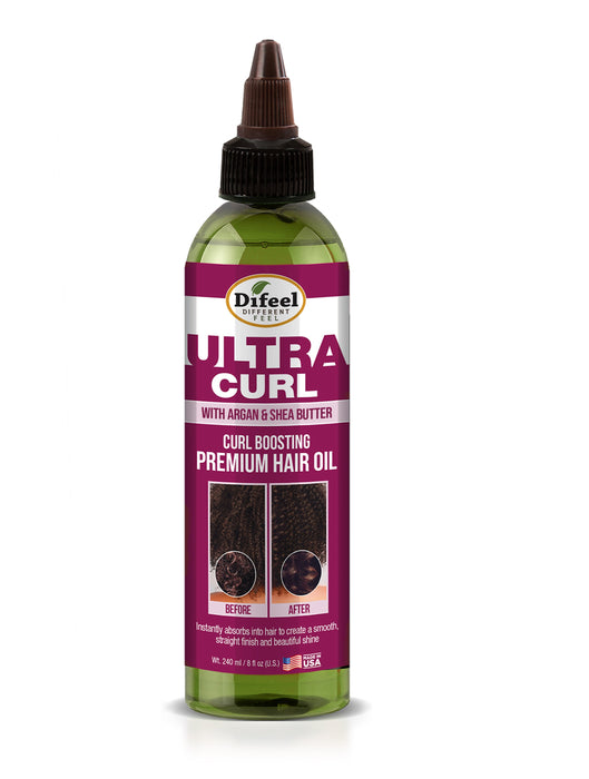 Difeel Ultra Curl Premium Hair Oil - Curl Boosting Hair Oil 7.1 oz.