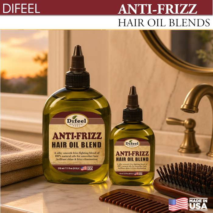 Difeel Anti-frizz Hair Oil Blend 7.1 oz. (PACK OF 2)