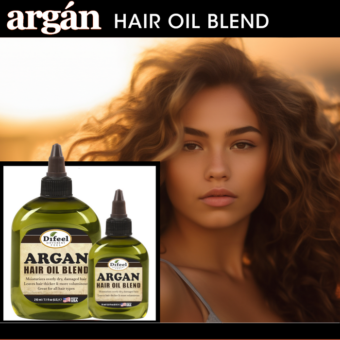 Difeel Argan Hair Oil Blend - Travel Size 2.5 oz.