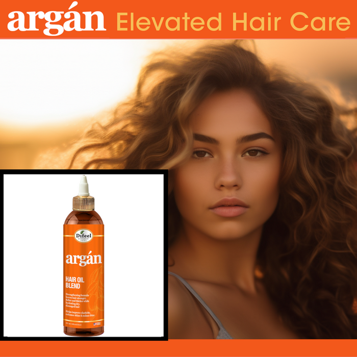Difeel Elevated Argan Hair Oil Blend 8 oz.