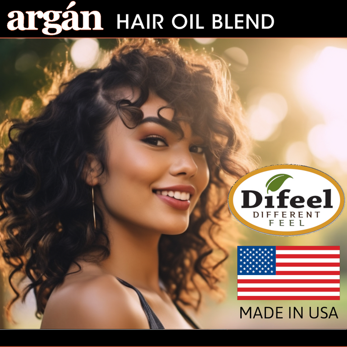 Difeel Argan Hair Oil Blend - Travel Size 2.5 oz.