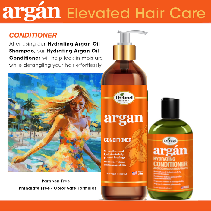 Difeel Elevated Argan Conditioner 33.8 oz.