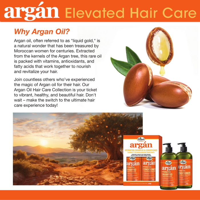 Difeel Elevated Argan Hair Oil Blend 7.1 oz.