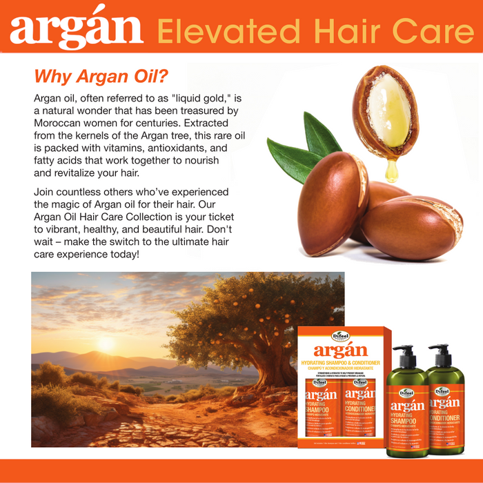 Difeel Elevated Argan Premium Hair Oil 7.1 oz.