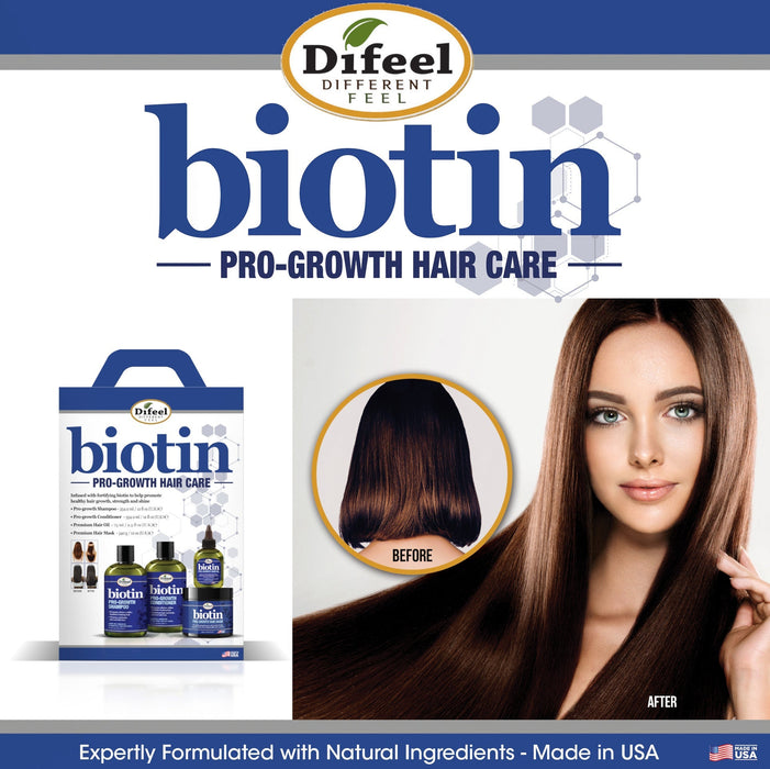 Difeel Elevated Biotin Premium Hair Oil - Large 12 oz.