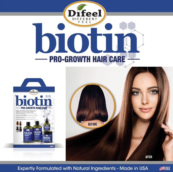 Difeel Biotin Pro-Growth Leave in Conditioning Spray 6 oz.