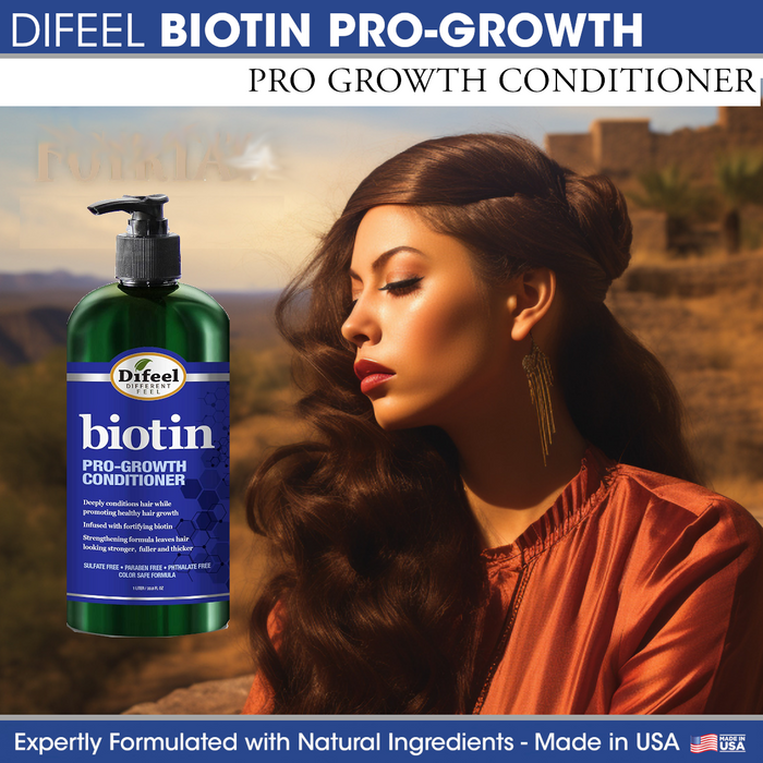Difeel Biotin Pro-Growth Conditioner for Hair Growth 12 oz.