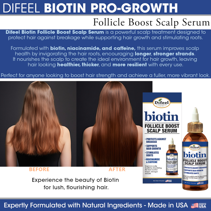 Difeel Biotin Follicle Boost Scalp Serum 4 oz.