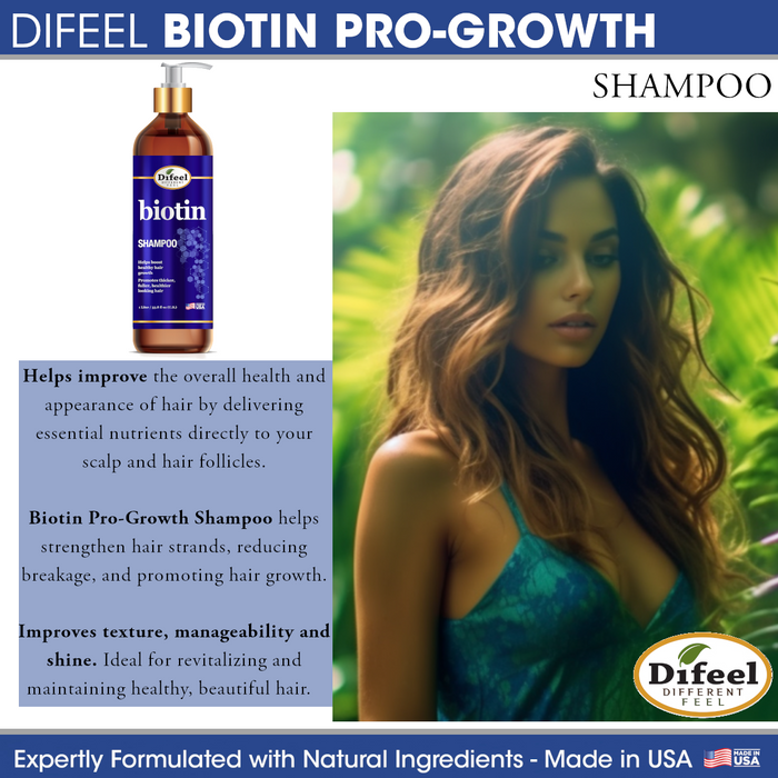 Difeel Elevated Biotin Shampoo 33.8 oz.