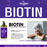 Hair Chemist Biotin Pro-Growth Shampoo & Conditioner Gift Box- Includes 33.8oz Shampoo & 33.8oz Conditioner