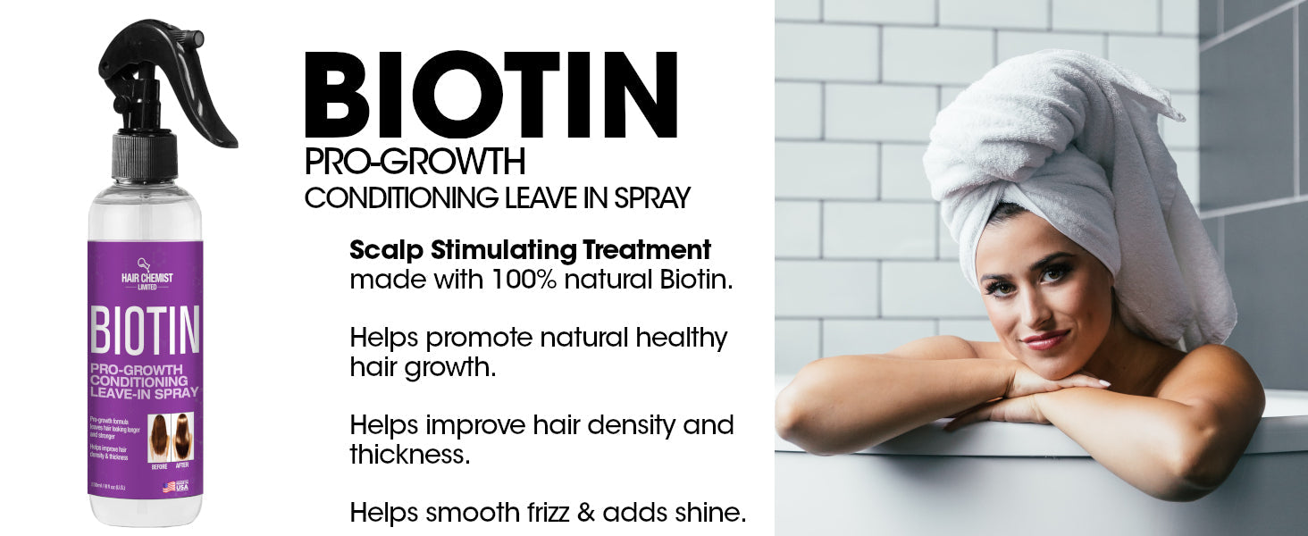 Hair Chemist Biotin Leave-in Conditioning Spray 6 oz