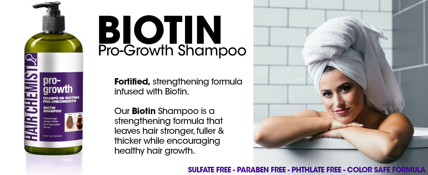 Hair Chemist Pro-Growth with Biotin Shampoo 33.8 oz. & Conditioner 33.8 oz. 2-PC Gift Box