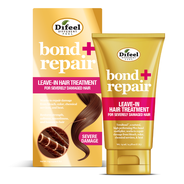 Difeel Bond & Repair Leave in Hair Treatment for Severely Damaged Hair 2.5 oz.