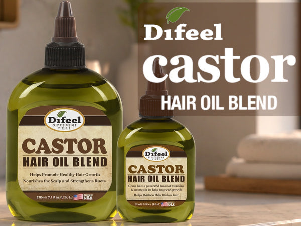 Difeel Classic Castor Hair Oil Blend 7.1 oz. (PACK OF 2)