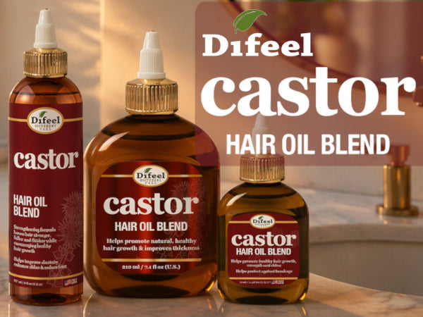 Difeel Castor Hair Oil Blend 7.1 oz.