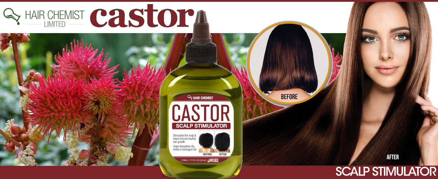 Hair Chemist Castor Pro-Growth Hair Oil Scalp Stimulator 7.1 oz.