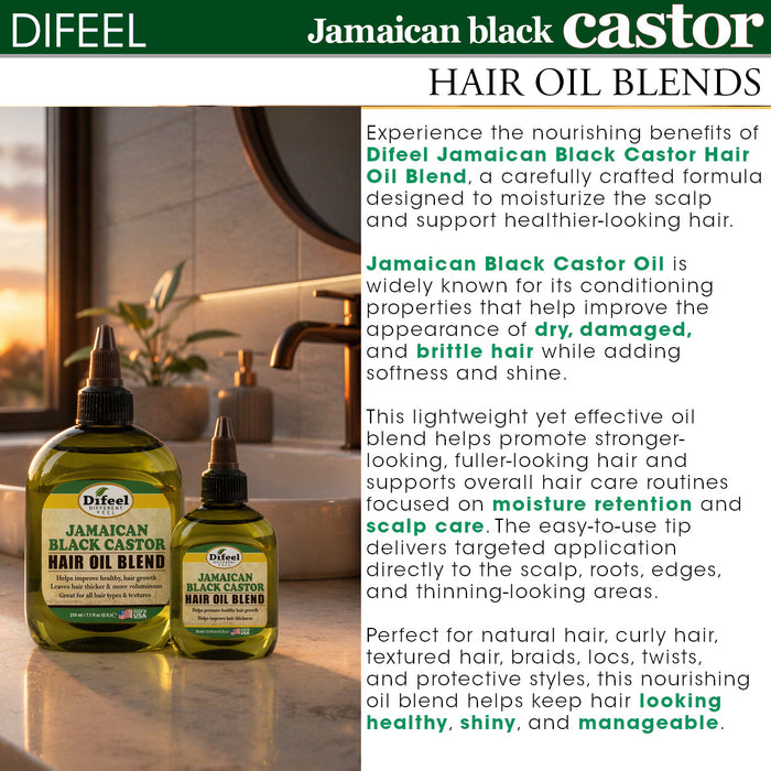 Difeel Jamaican Black Castor Hair Oil Blend 7.1 oz.