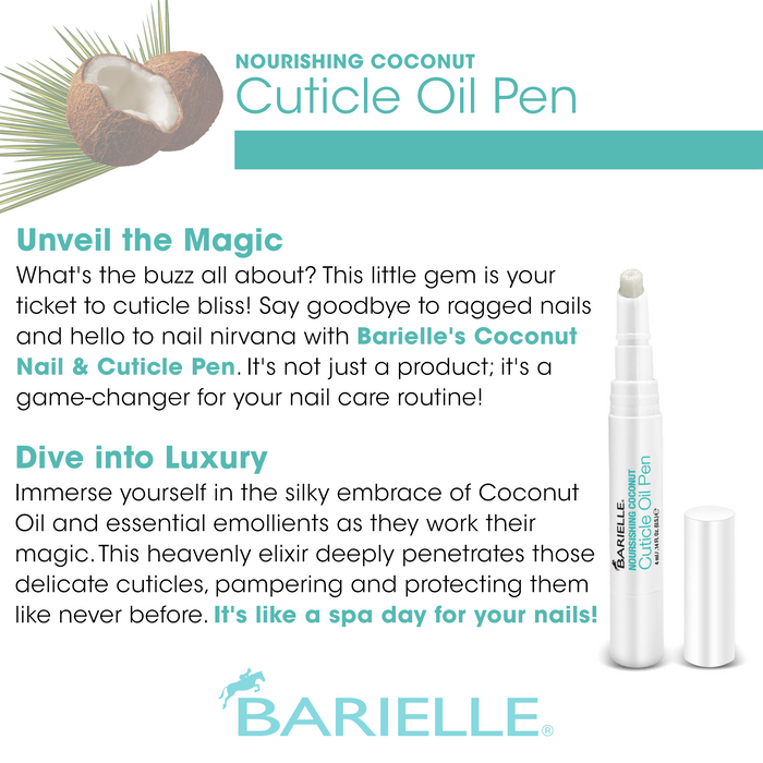 Barielle Nourishing Coconut Cuticle Oil Pen .14 oz. (2-PACK)