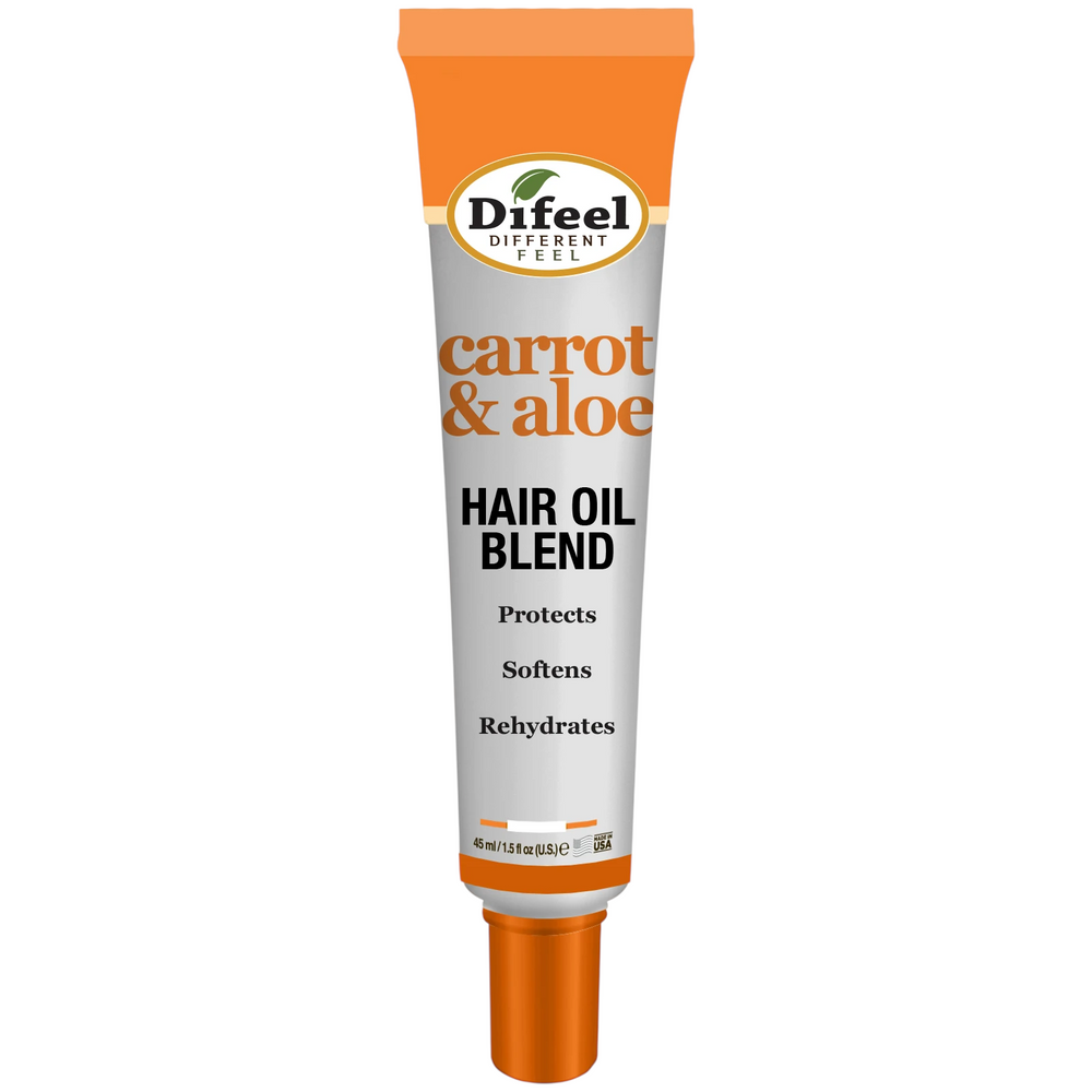 Difeel Mega Care Carrot & Aloe Oil Hair Oil Blend 1.4 oz.