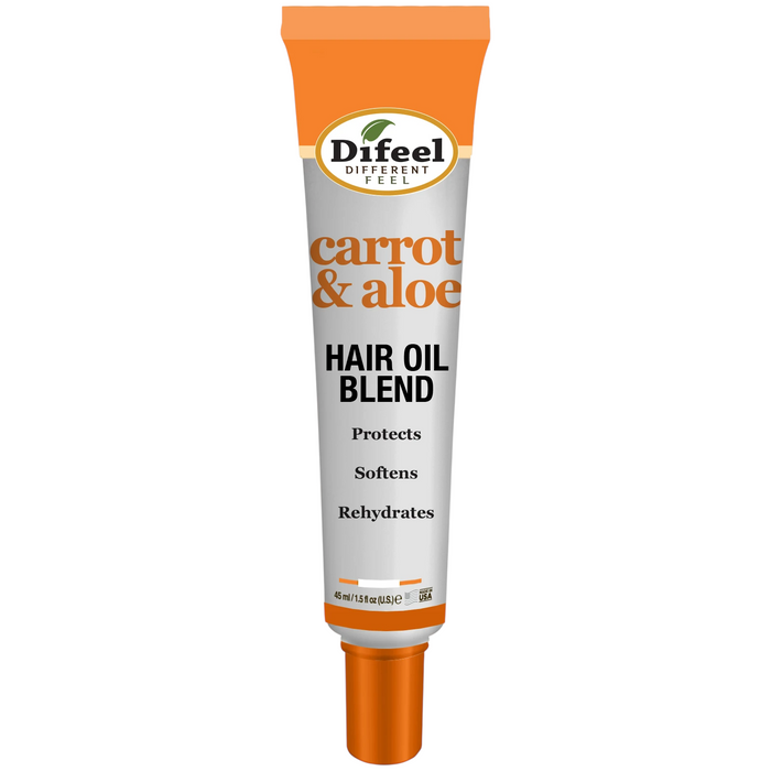 Difeel Mega Care Carrot & Aloe Oil Hair Oil Blend 1.4 oz.