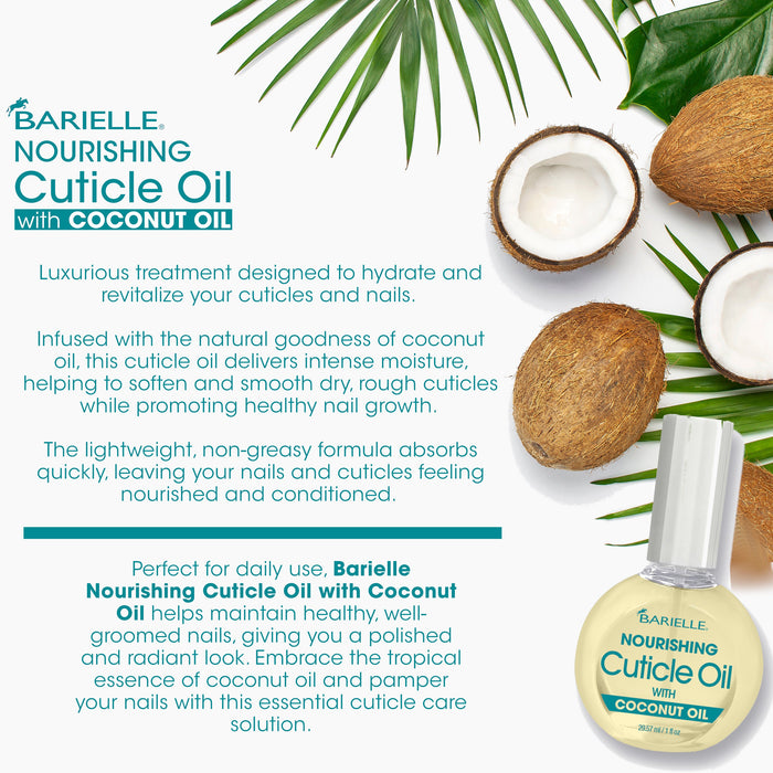 Barielle Nourishing Cuticle Oil with Coconut Oil 1 oz. (PACK OF 2)