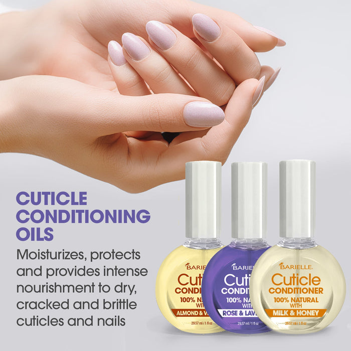 Barielle Cuticle Conditioner with Milk & Honey 1 oz. with Barielle Cuticle Nipper