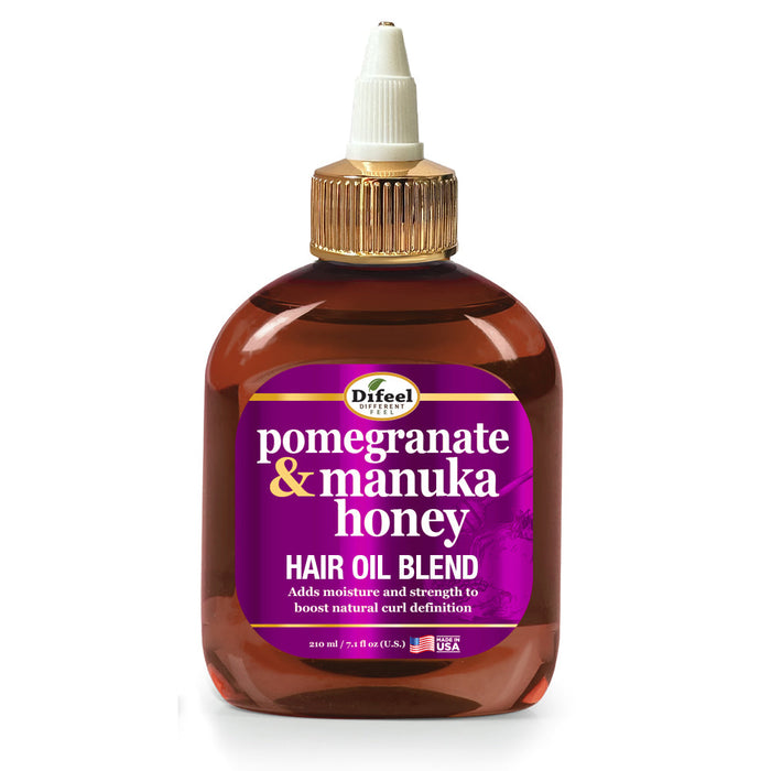 Difeel Pomegranate & Manuka Honey Hair Oil Blend 7.1 oz.