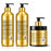 Hair Chemist 24K Gold 3-PC Gloss Shampoo 33.8oz, Conditioner 33.8oz & Hair Mask 15oz Set
