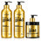 Hair Chemist 24K Gold 3-PC Gloss Shampoo 33.8oz, Conditioner 33.8oz & Hair Mask 15oz Set