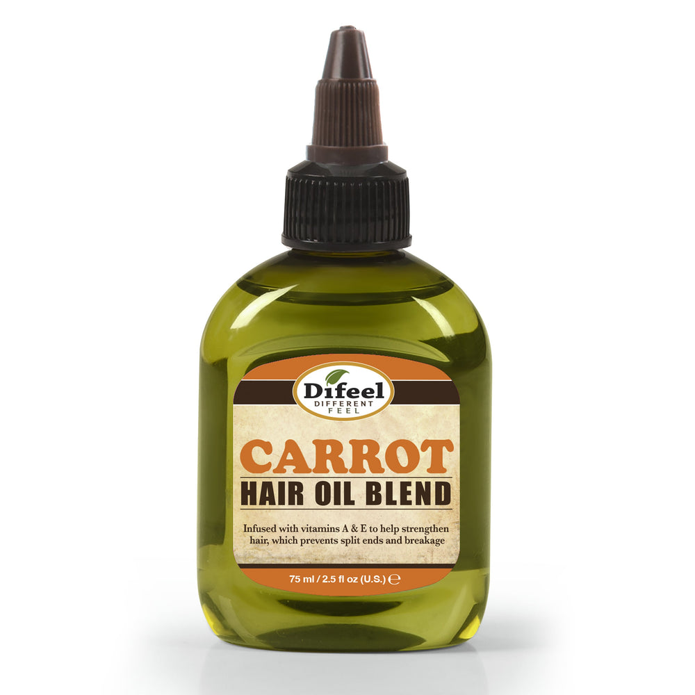 Difeel Carrot Hair Oil Blend - Travel Size 2.5 oz.