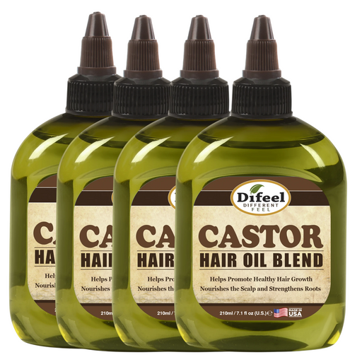 Difeel Classic Castor Hair Oil Blend 7.1 oz. (PACK OF 4)