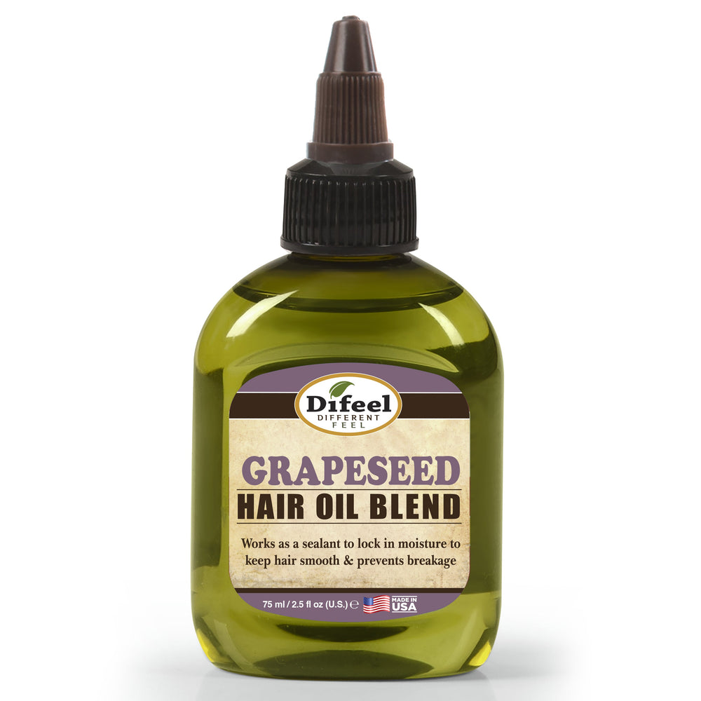 Difeel Grapeseed Hair Oil Blend 2.5 oz.