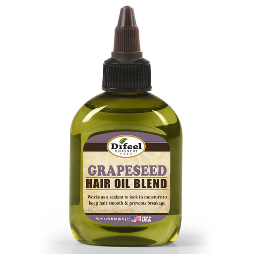 Difeel Grapeseed Hair Oil Blend 2.5 oz.