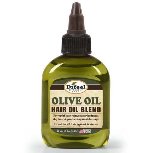 Difeel Olive Hair Oil Blend - Travel Size 2.5 oz.