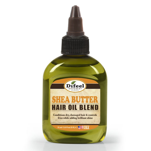 Difeel Shea Butter Hair Oil Blend - Travel Size 2.5 oz.