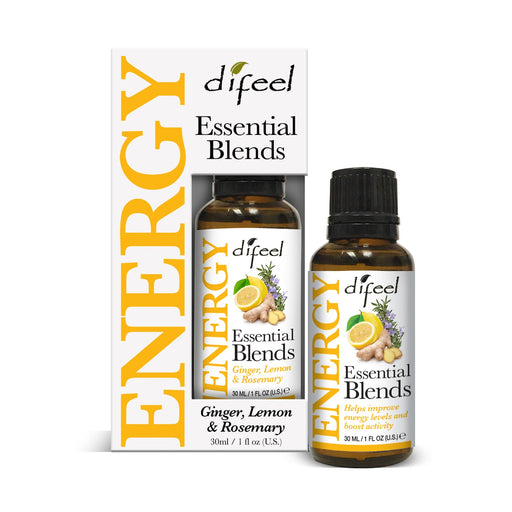 Difeel 100% Natural Essential Oil Blends - Energy 1 oz.