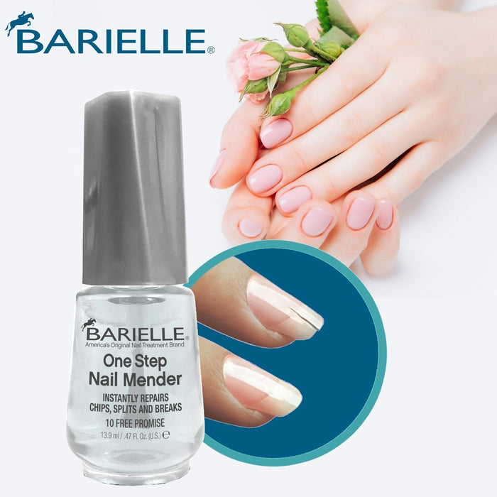 Barielle One Step Nail Mender .47 oz. (Pack of 2) with free Snowflake Bag