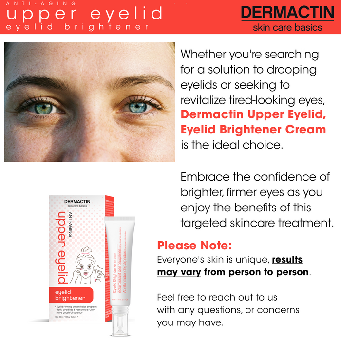 Dermactin Anti-Aging Upper Eyelid Cream 1 oz.