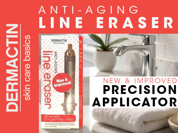 Dermactin New and Improved 90 Second Fine Line/Wrinkle Reducer .34 oz. - All New Easy to Use Applicator