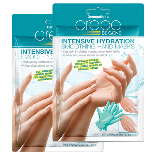 Crepe Be Gone Intense Hydration Smoothing Hand Masks (2-PACK)