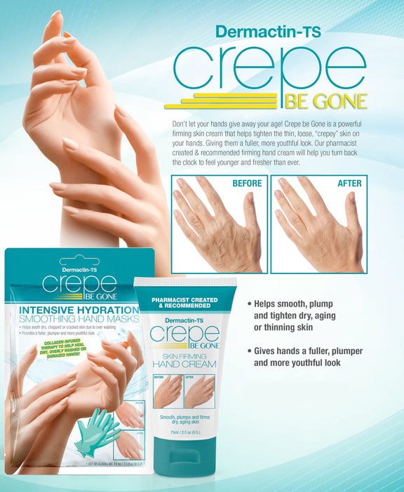 Crepe Be Gone Intense Hydration Smoothing Hand Masks (2-PACK)