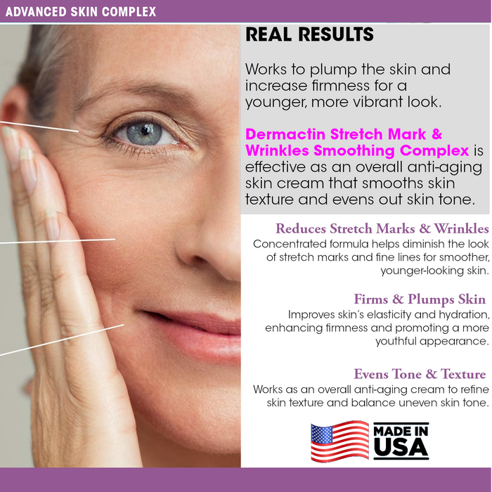 Dermactin Stretch Mark & Wrinkle Smoothing Complex Concentrated Formula 6 oz.